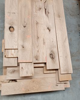 Deska dębowa 600-1500mm pozaklasowe