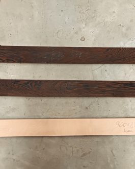 Obłóg wenge klejony na sklejkę 900x80x12mm